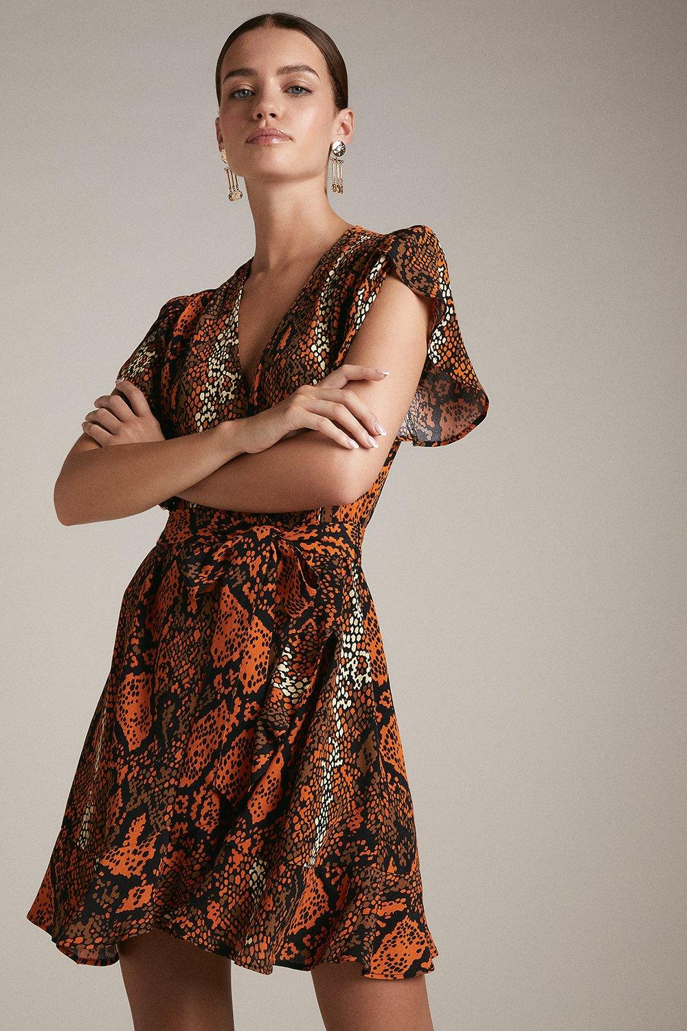 Karen millen snake dress sale