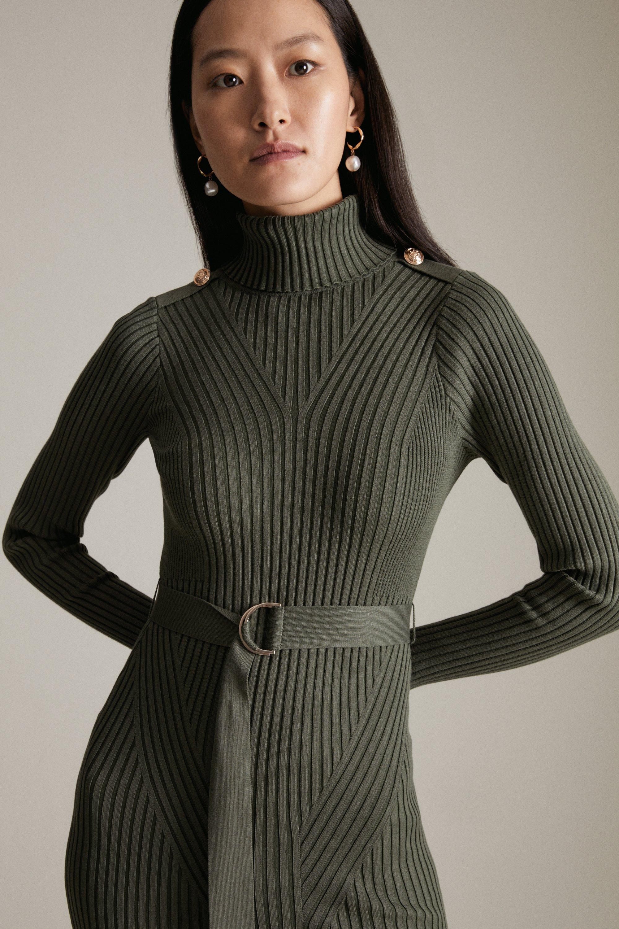 karen millen ribbed dress