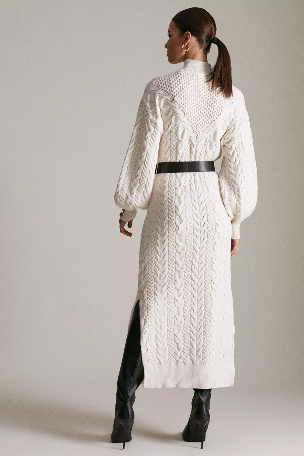 Karen millen best sale knitted dress sale