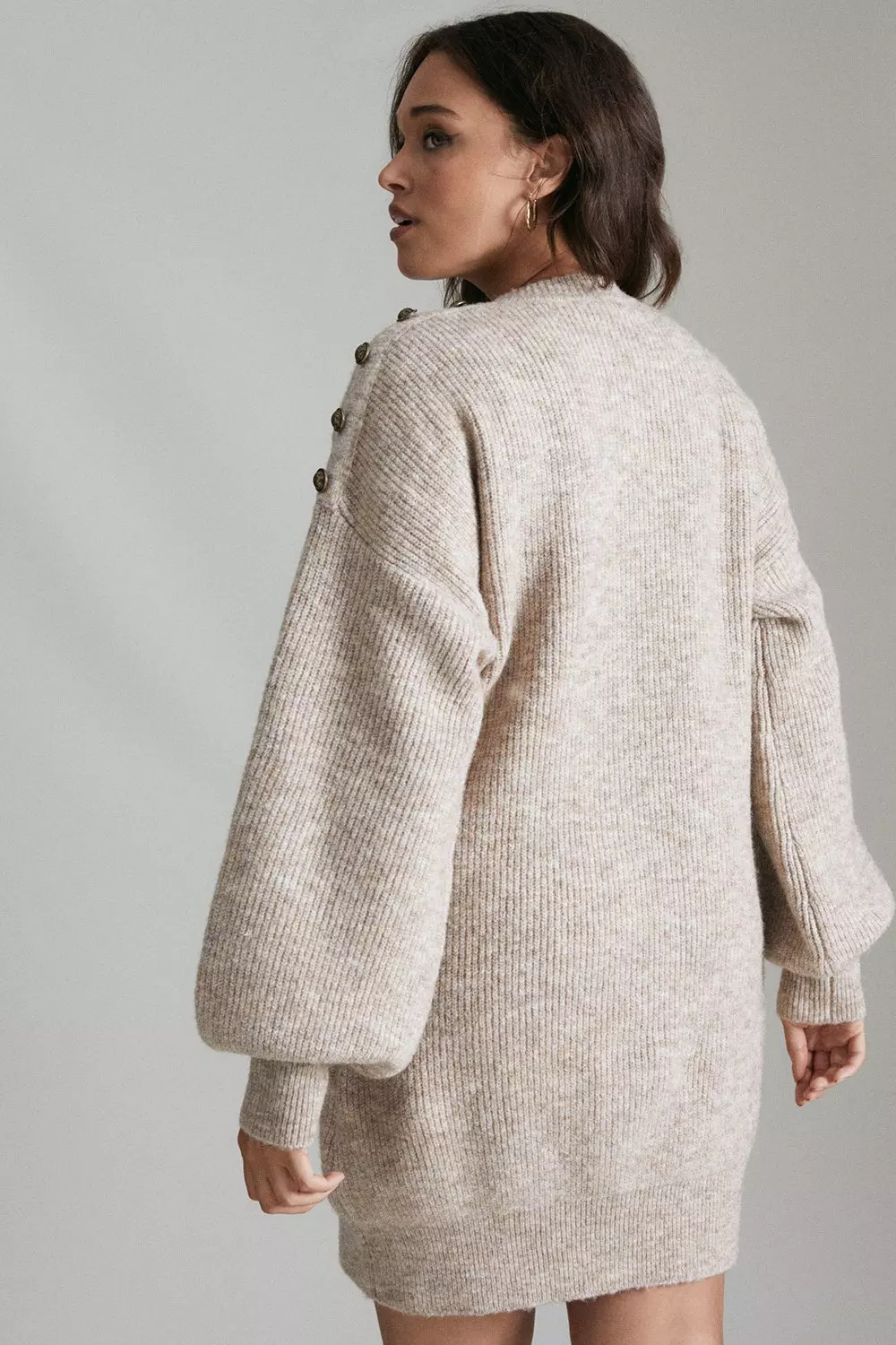 Chunky knitted shop jumper dress