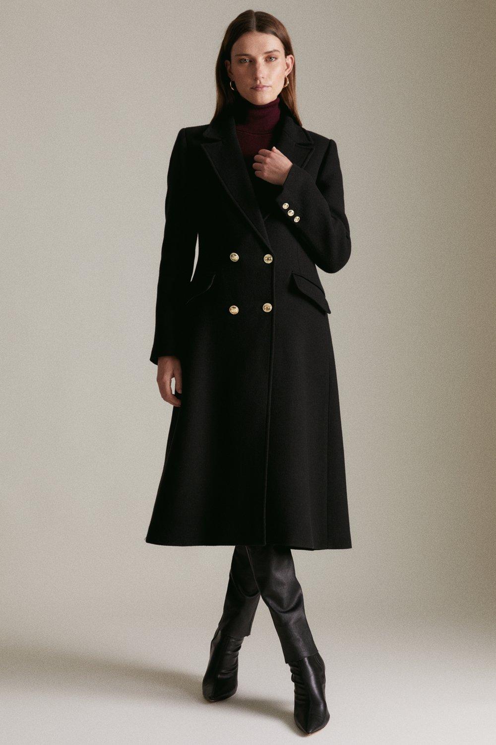 New army longline wool on sale coat