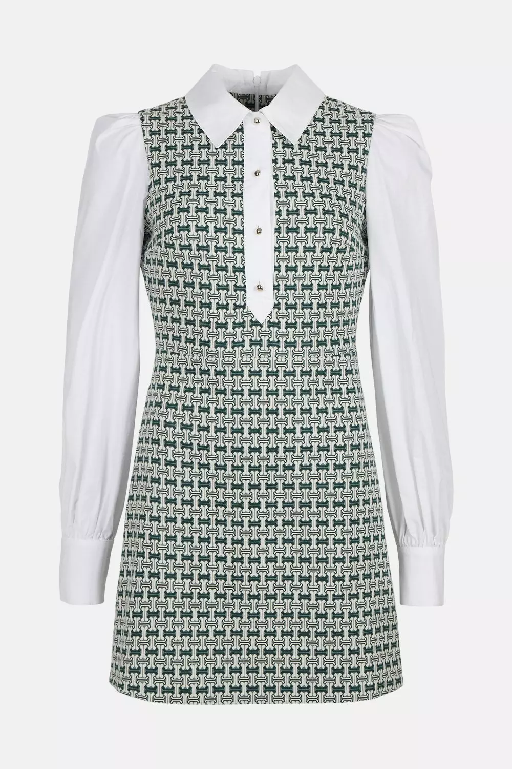 Karen millen houndstooth top dress