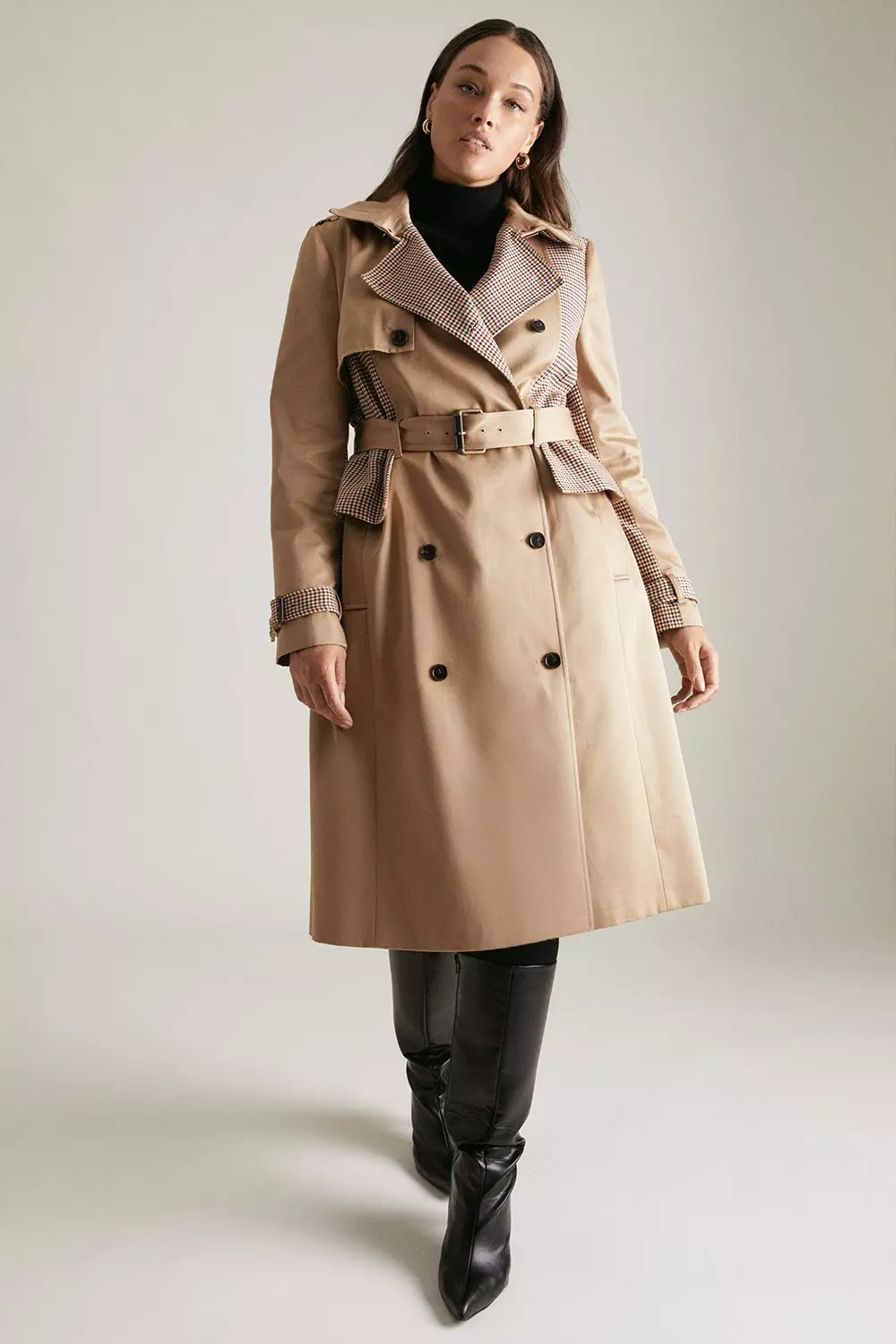 Karen millen hotsell beige coat