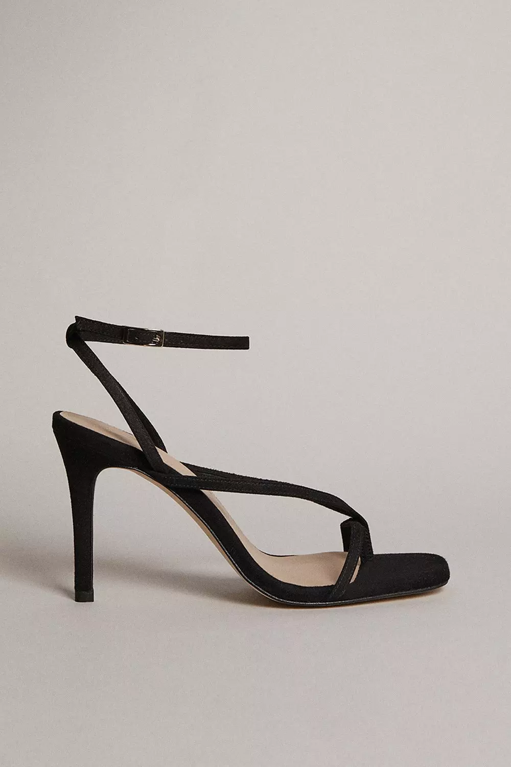 Karen millen sale woven heeled sandals