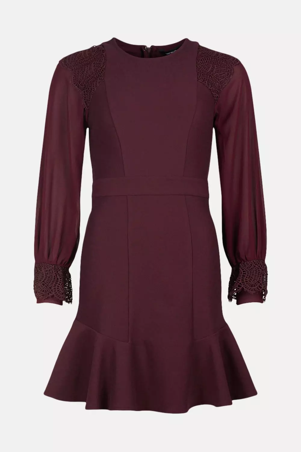 Lace peplum dress karen millen sale