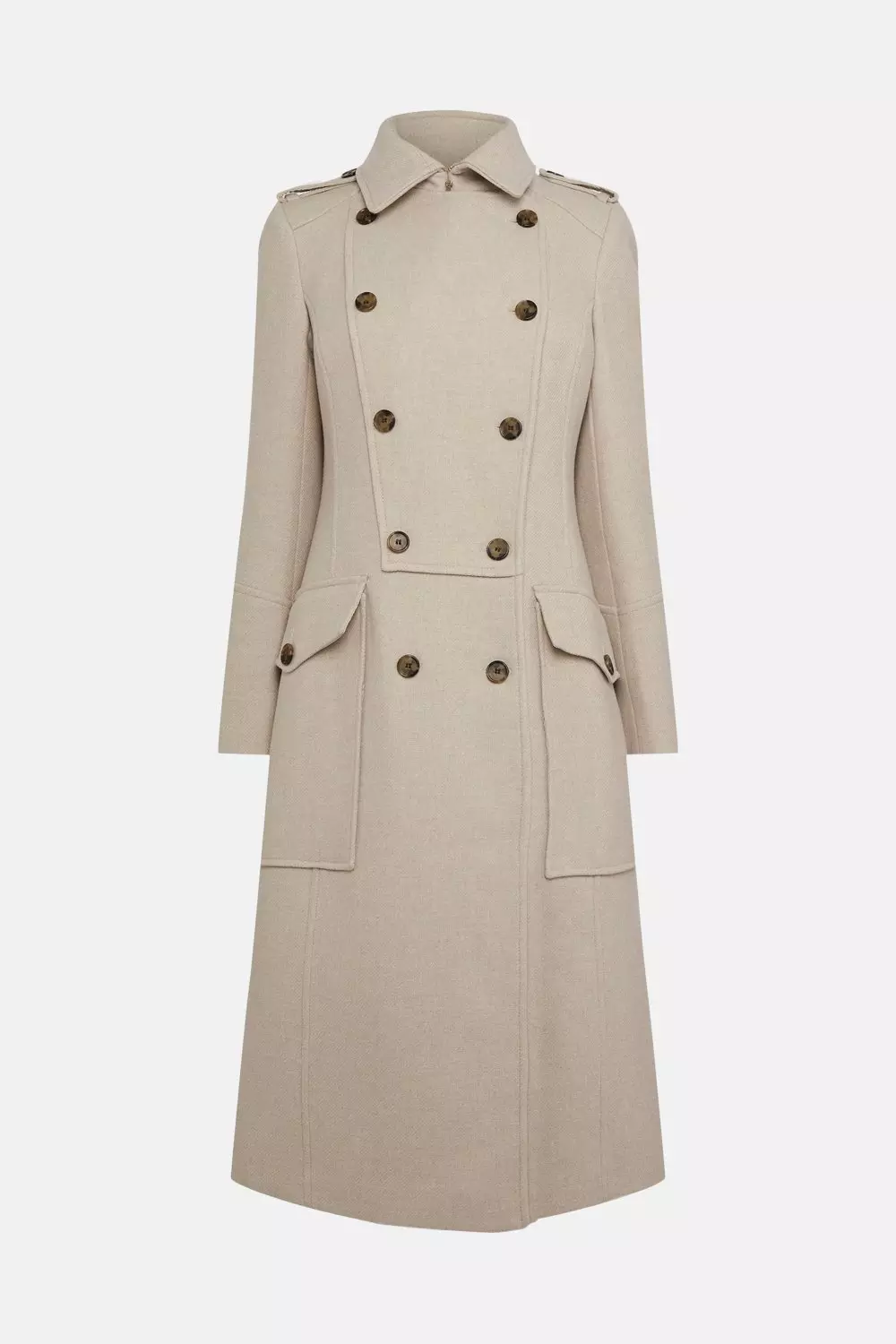 Lydia Millen Collar Detail Belted Trench Coat