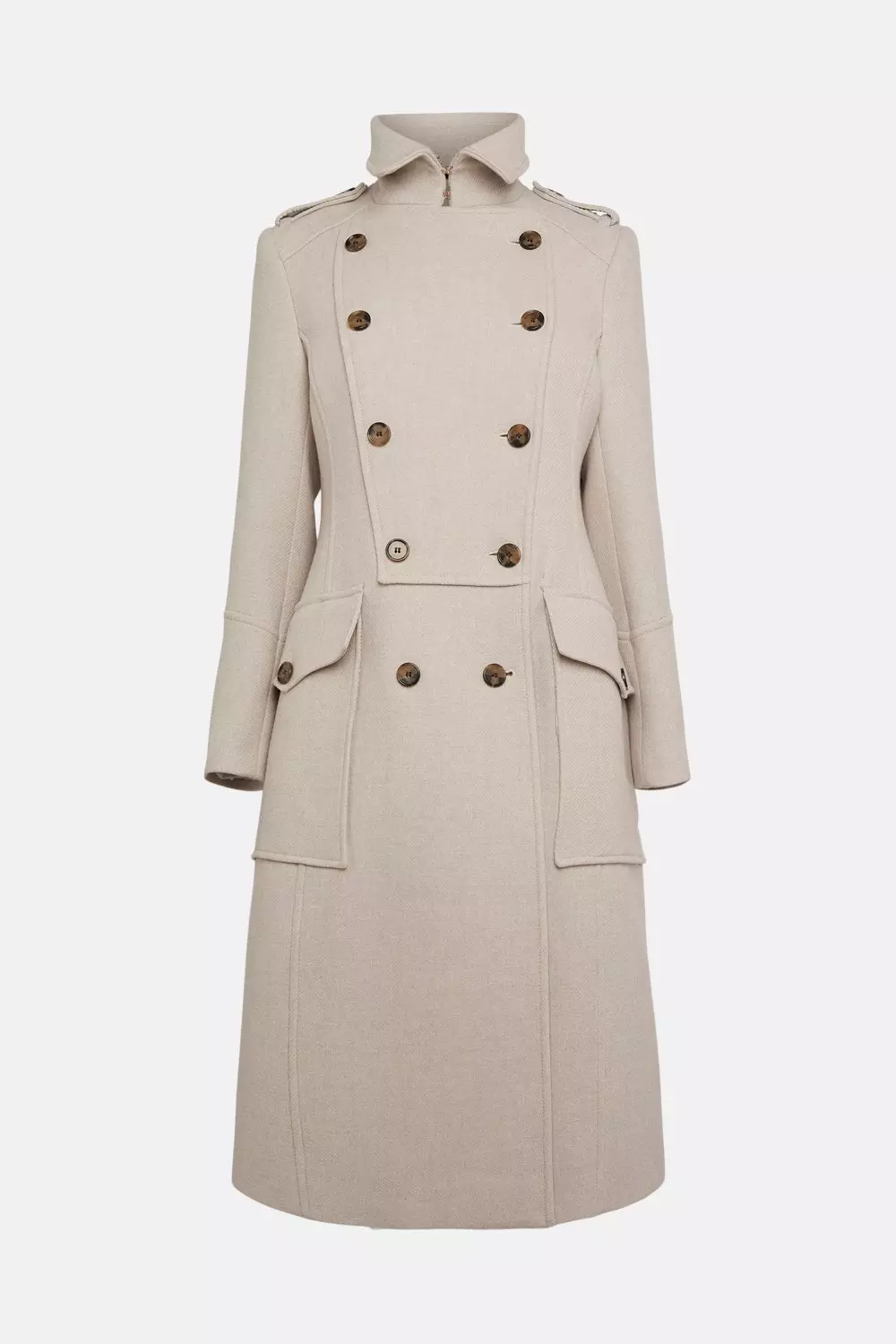 Lydia Millen Petite Italian Wool Blend Coat | Karen Millen