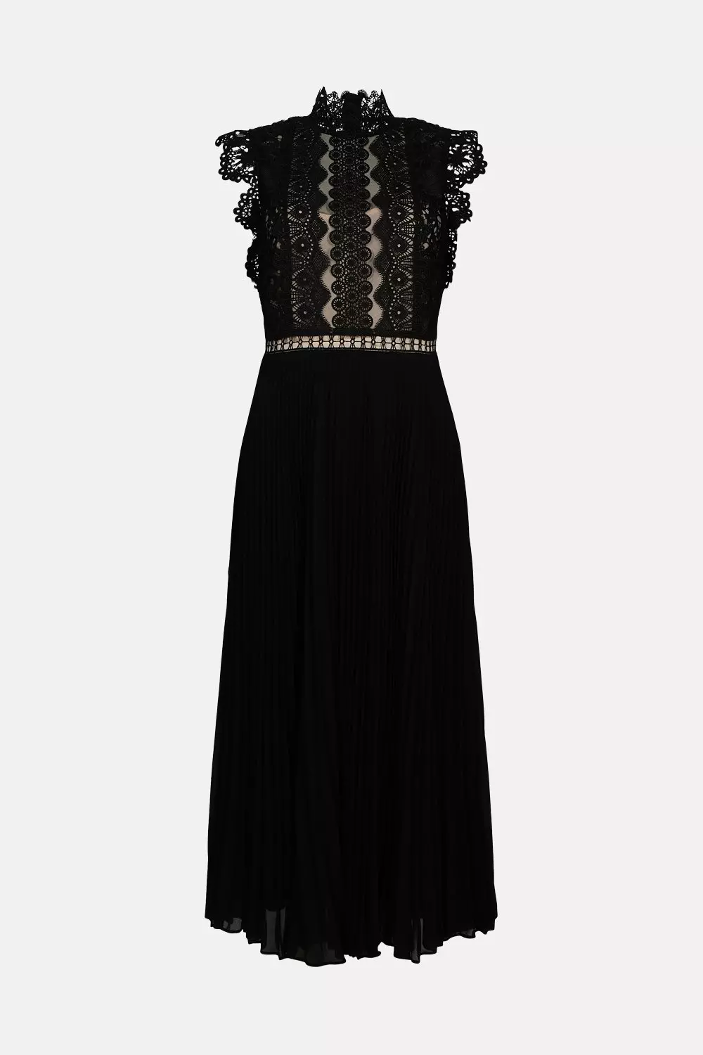 Guipure lace midi dress curated on LTK