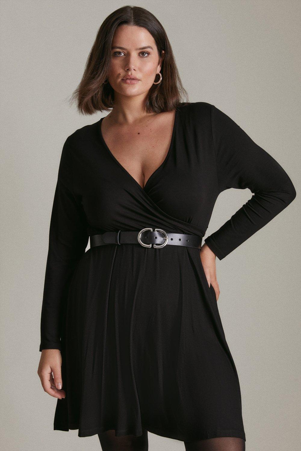 Karen millen shop belted wrap dress