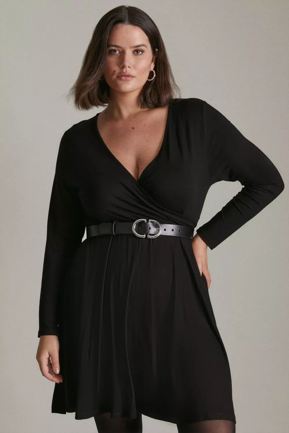 Karen millen store belted wrap dress