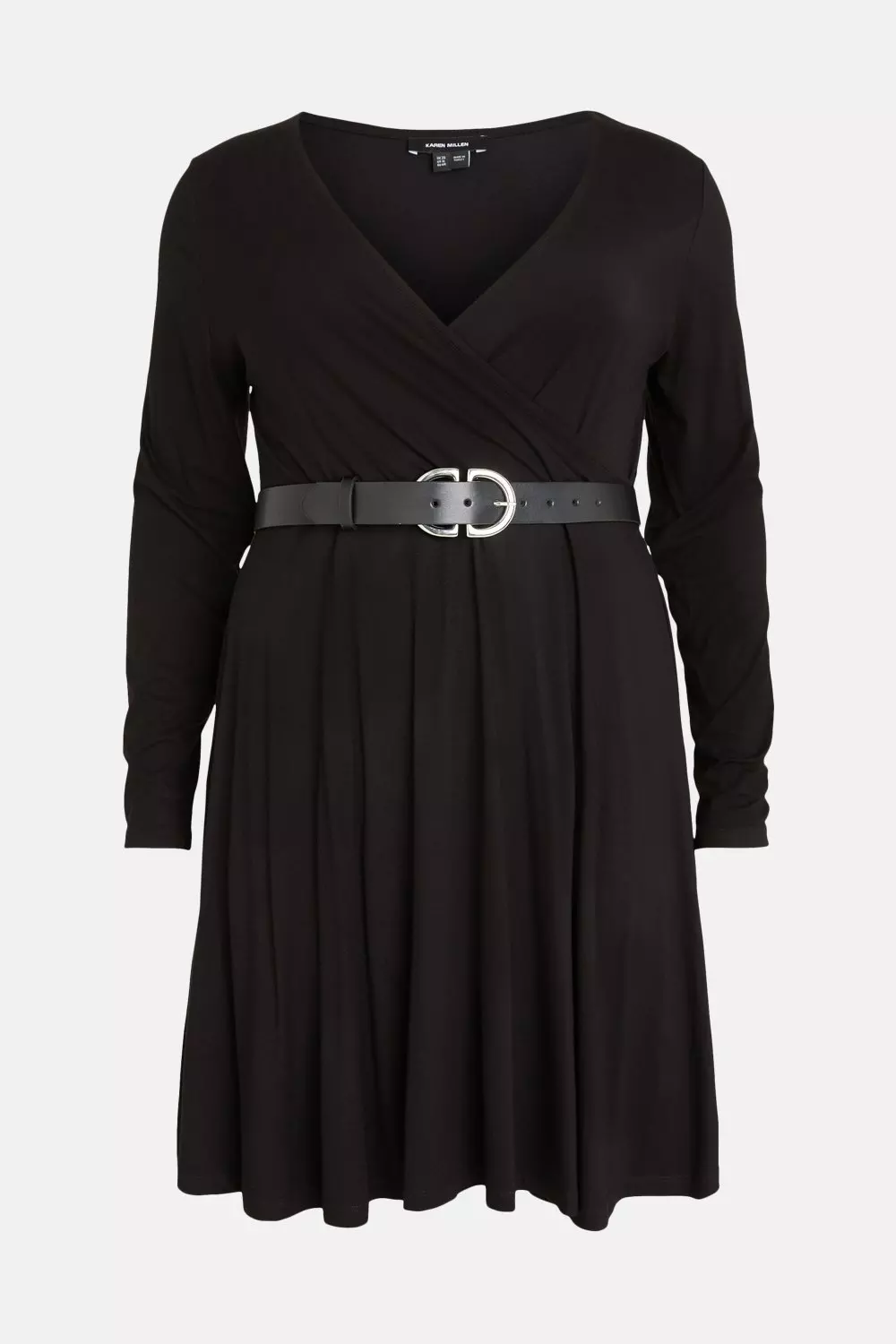 Karen millen outlet belted wrap dress