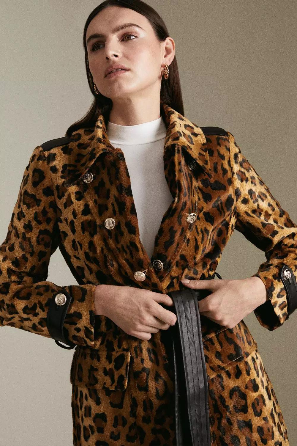 Karen millen leopard deals print jacket