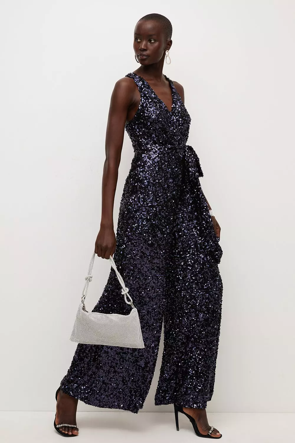 Karen millen store sequin jumpsuit