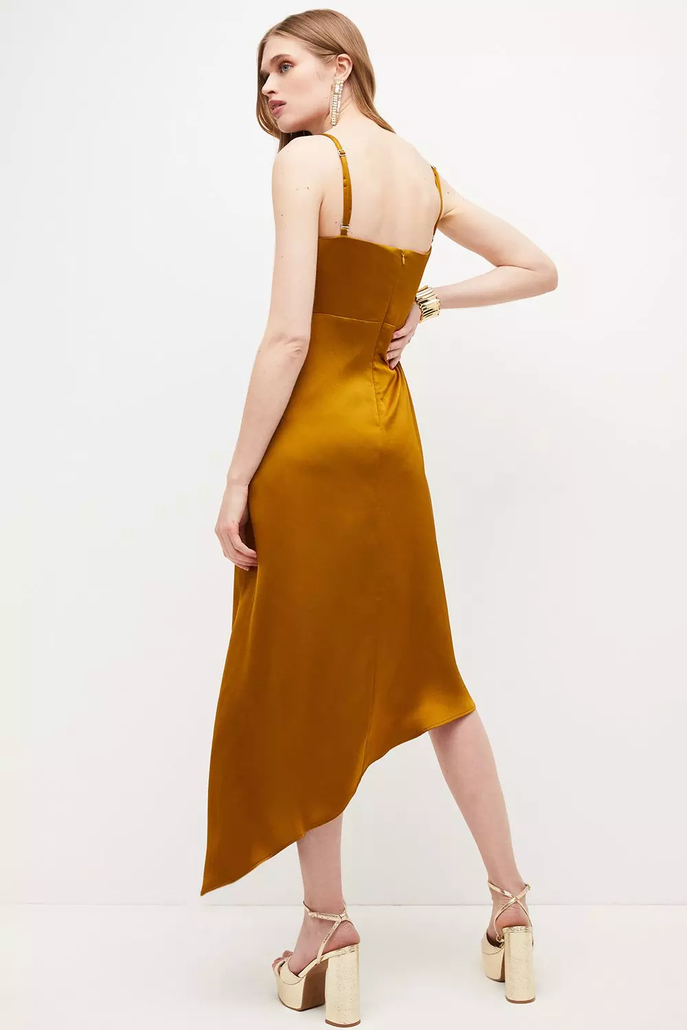 Karen millen colour hot sale pop wrap dress