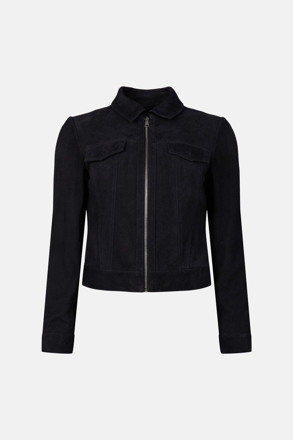 karen millen suede jacket