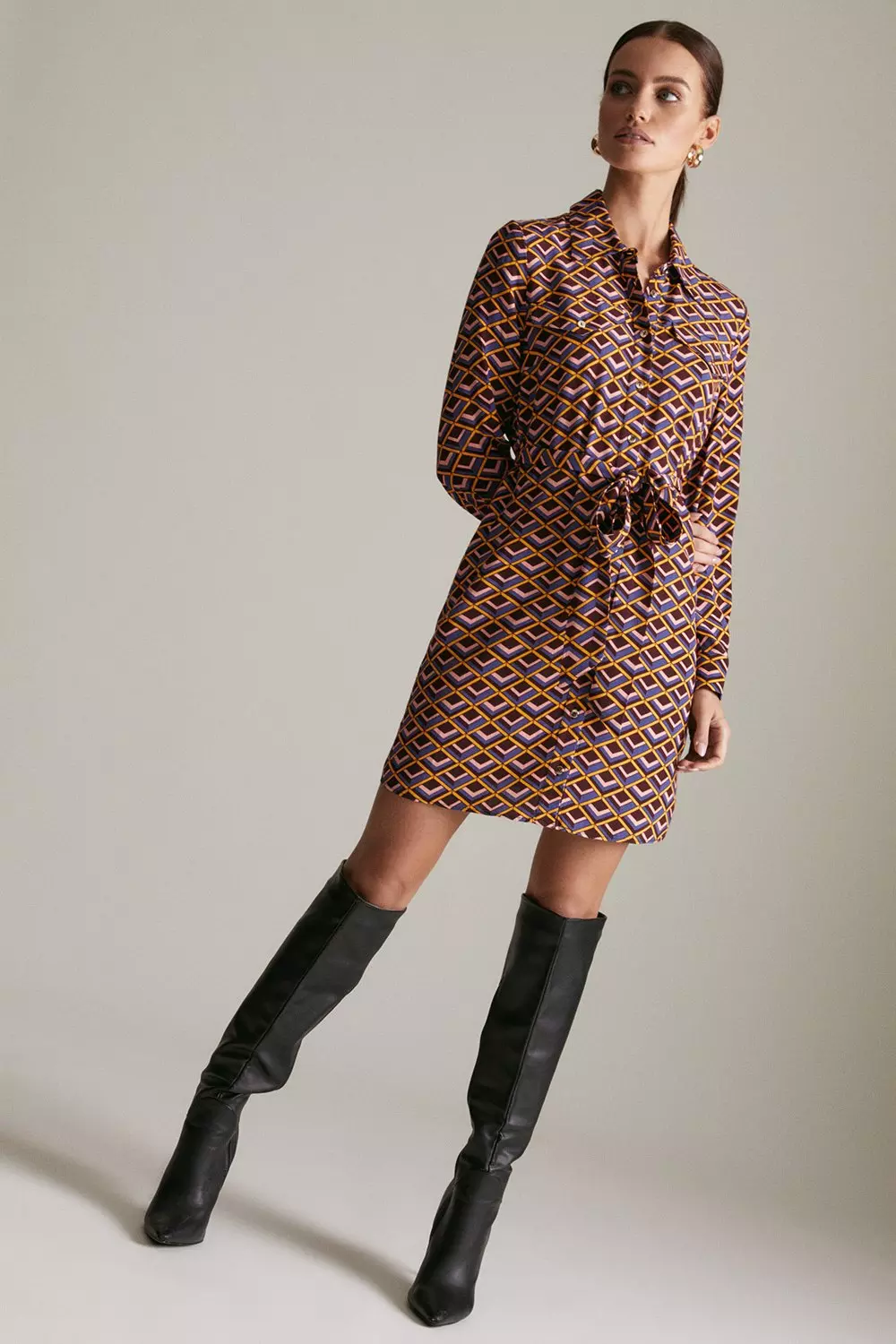 Geo best sale shirt dress