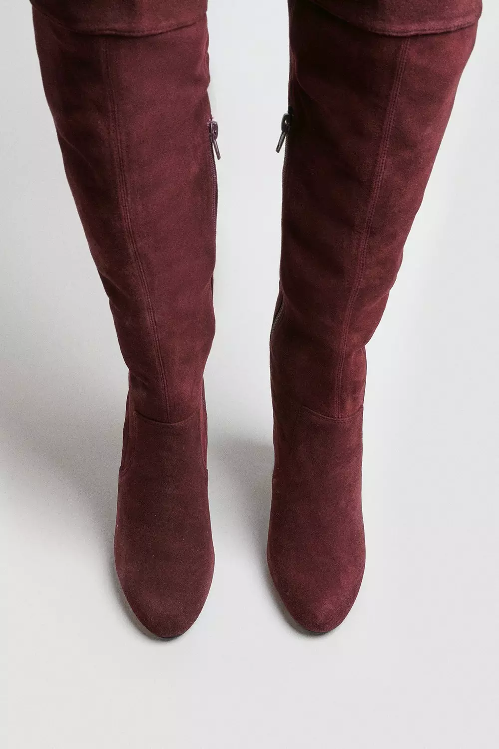 Carlene suede over the knee clearance boots