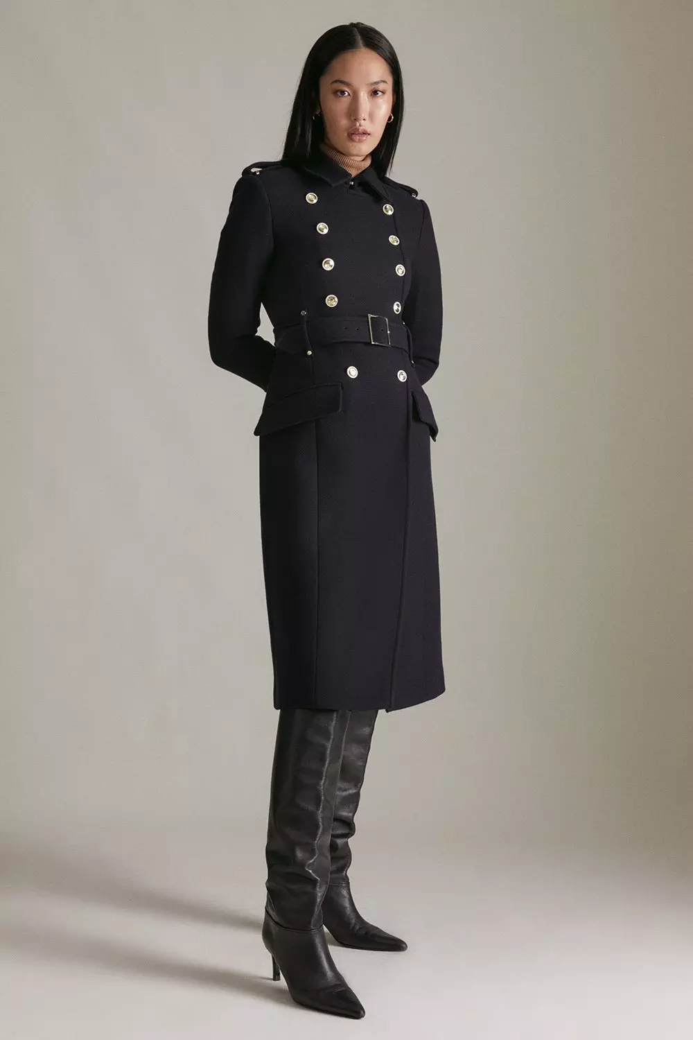Military Style Wool Coat | vlr.eng.br