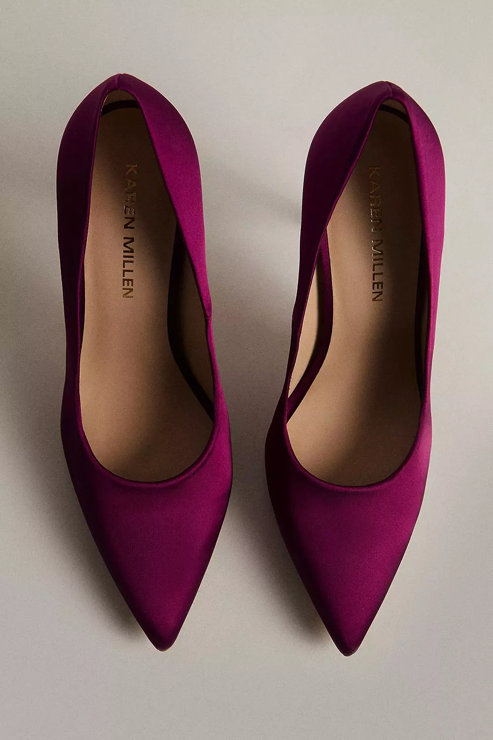 Italian Satin Signature Pump Karen Millen