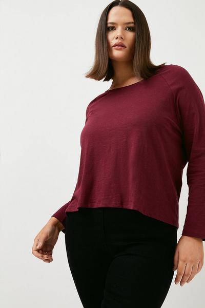 Plus Size Red Tops | Karen Millen US