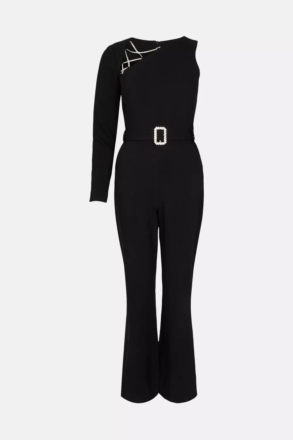 Frank & Oak Jumpsuit Women XS True Black Sleeveless Button Front Tie Waist  NWT