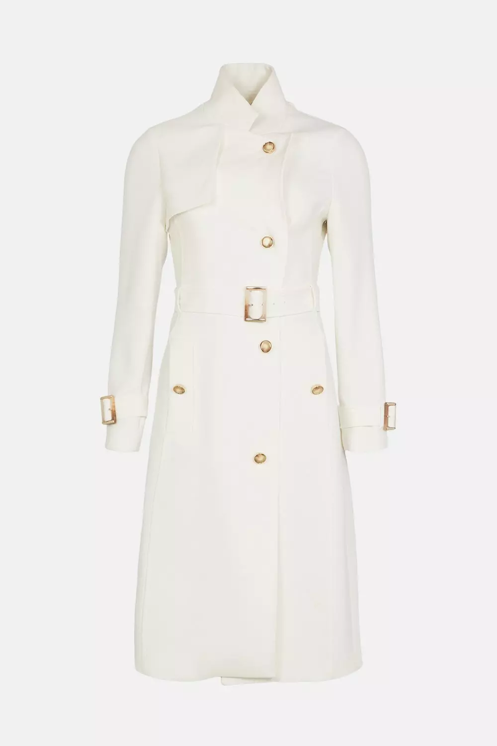 Karen millen 2025 white coat