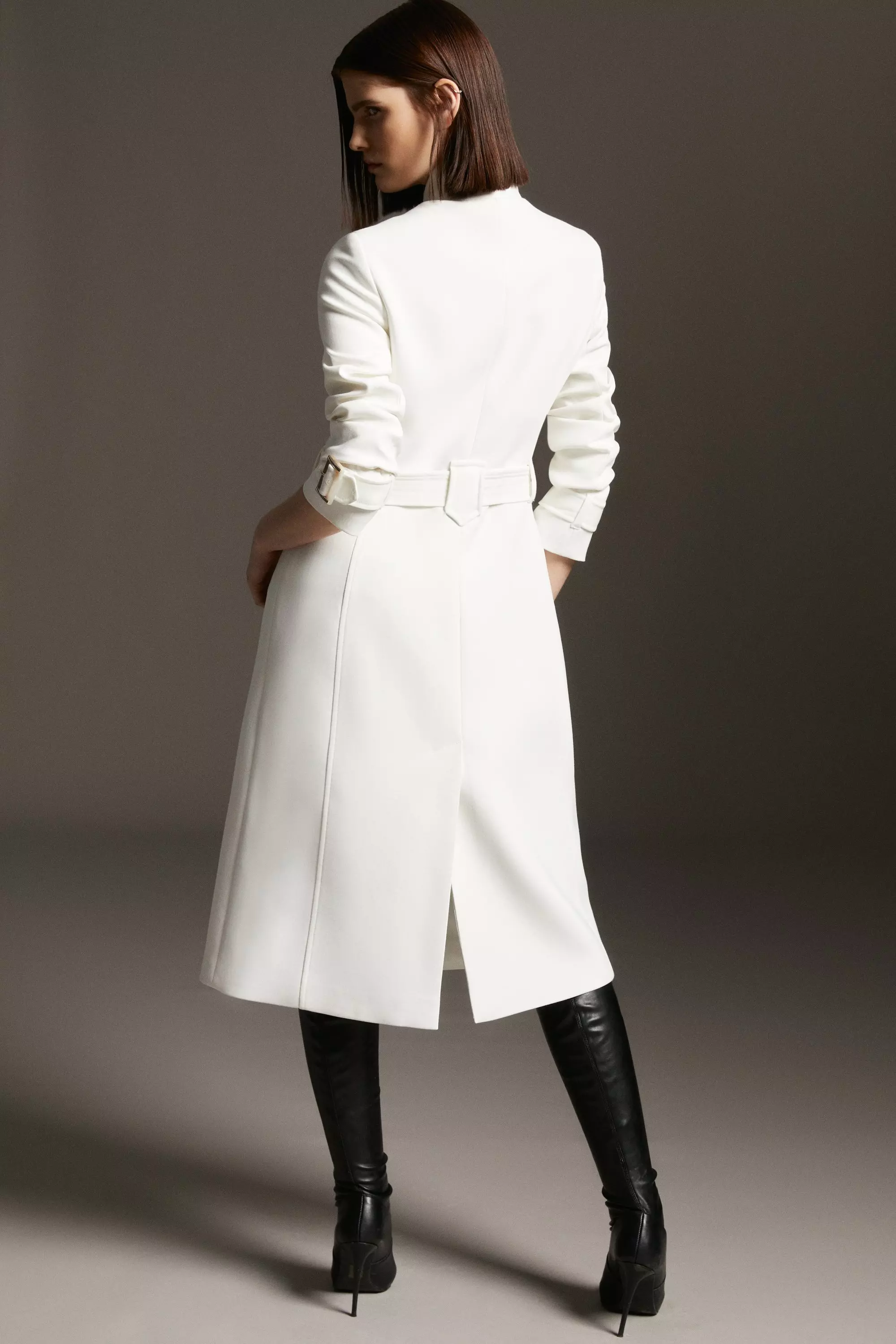 White 2025 tailored coat