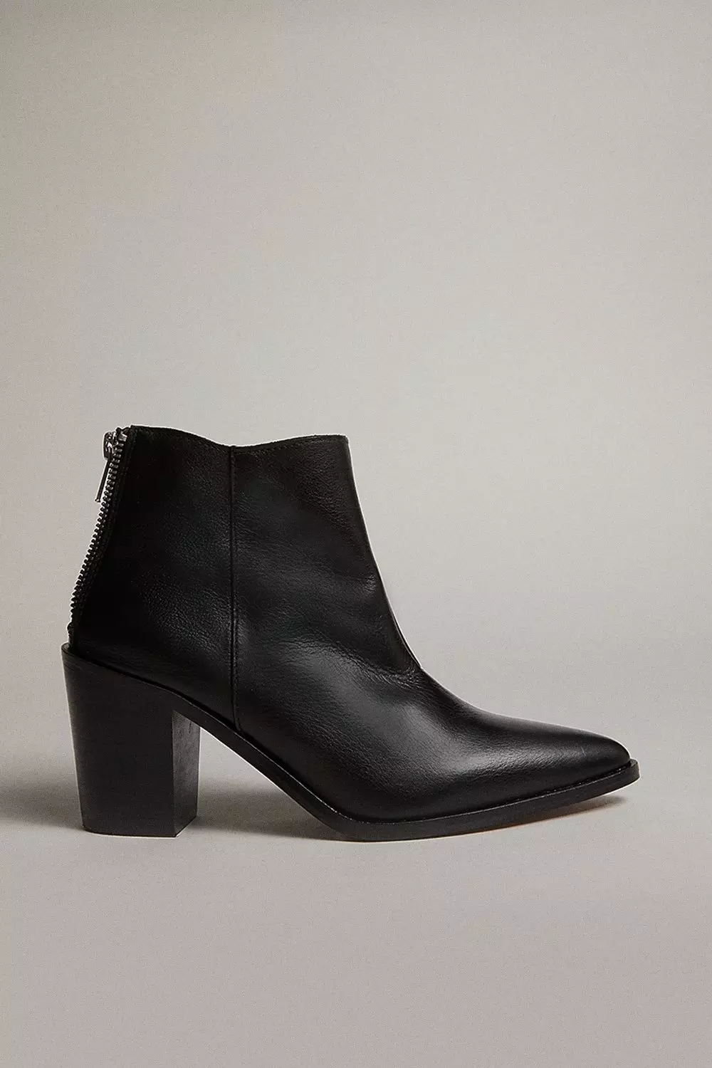 Pointed western cheap ankle boots