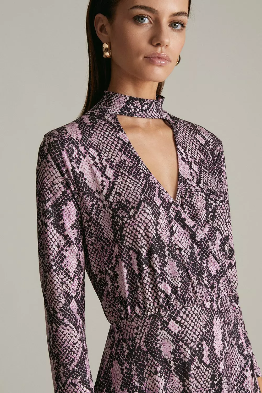 Midi snakeskin outlet dress