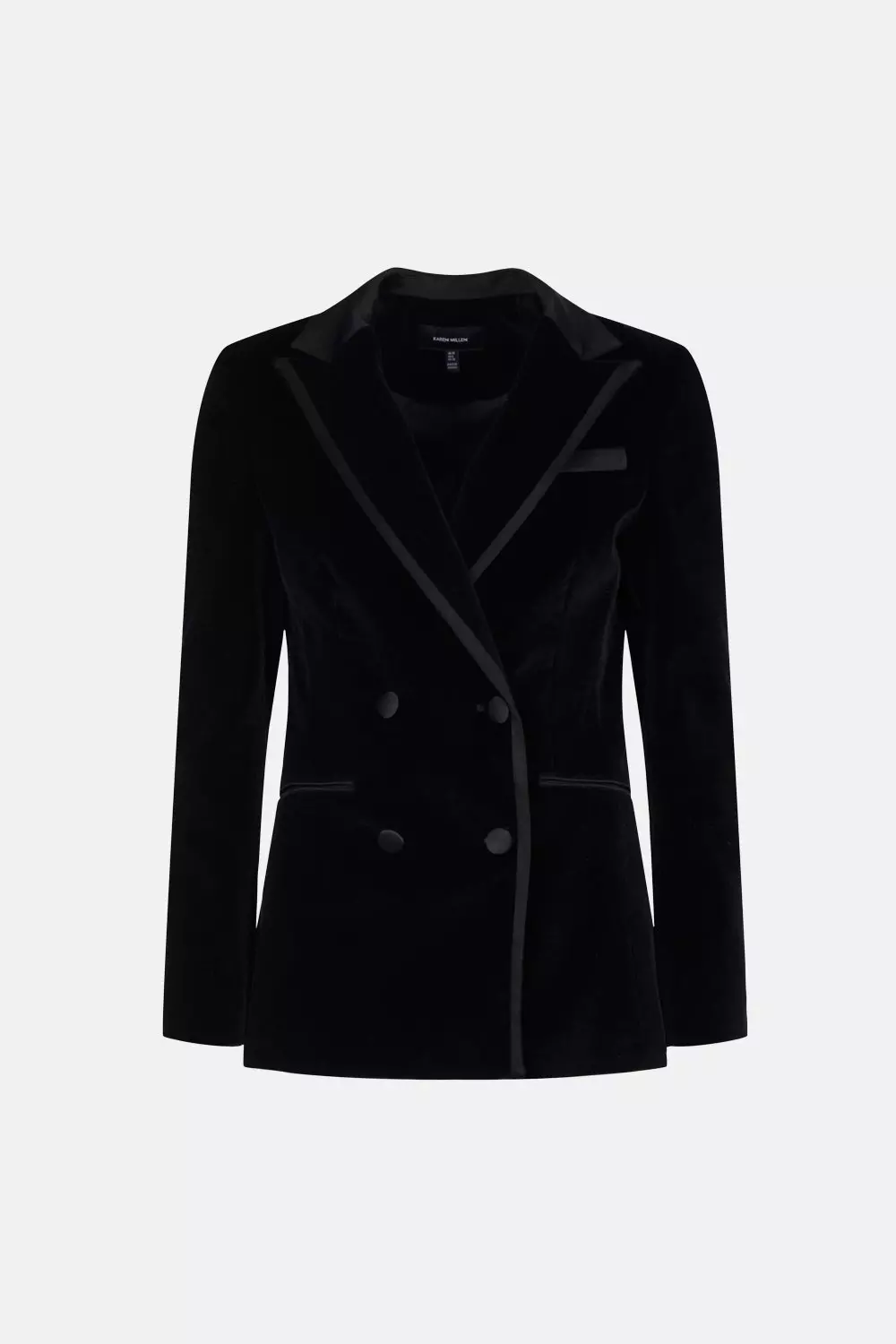 Karen millen velvet biker deals jacket