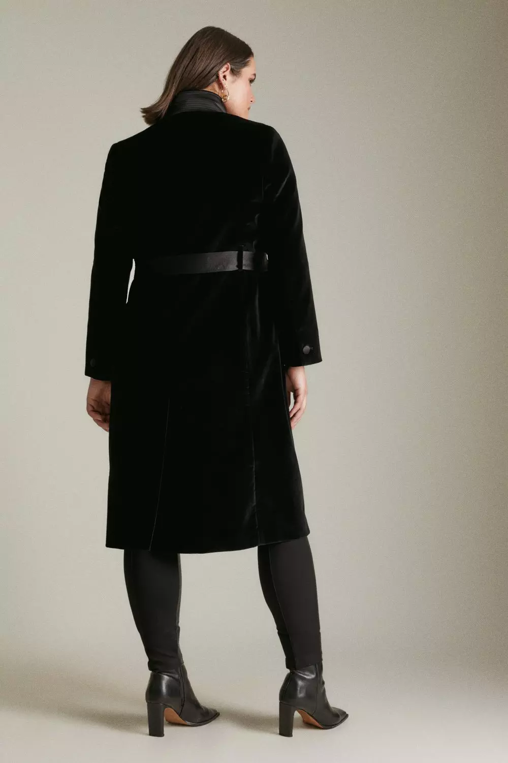 Karen millen shop velvet coat