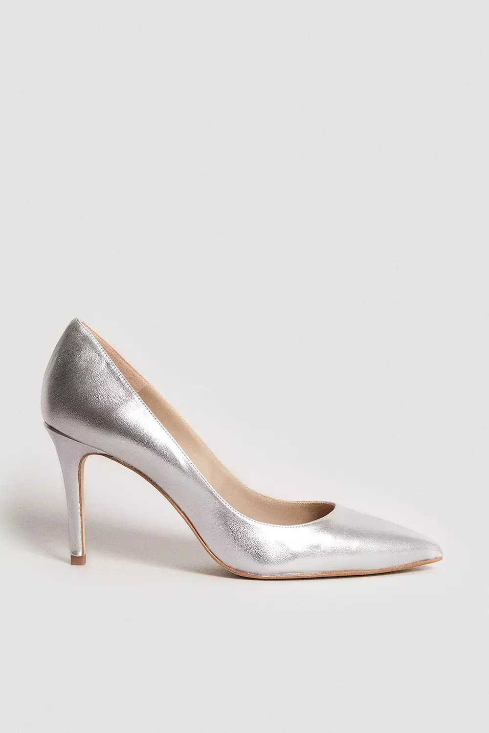 Leather Court Shoe | Karen Millen