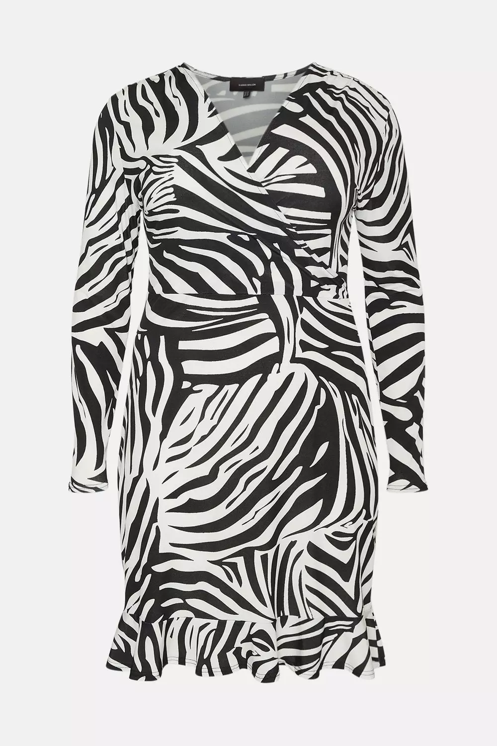 Karen millen shop zebra scarf dress