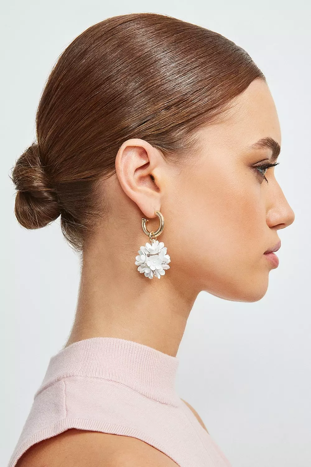 Gold Drop Ear Cuff Earrings | Karen Millen