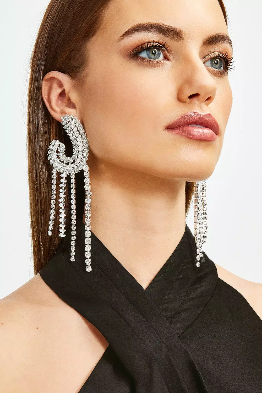 Diamante on sale statement earrings