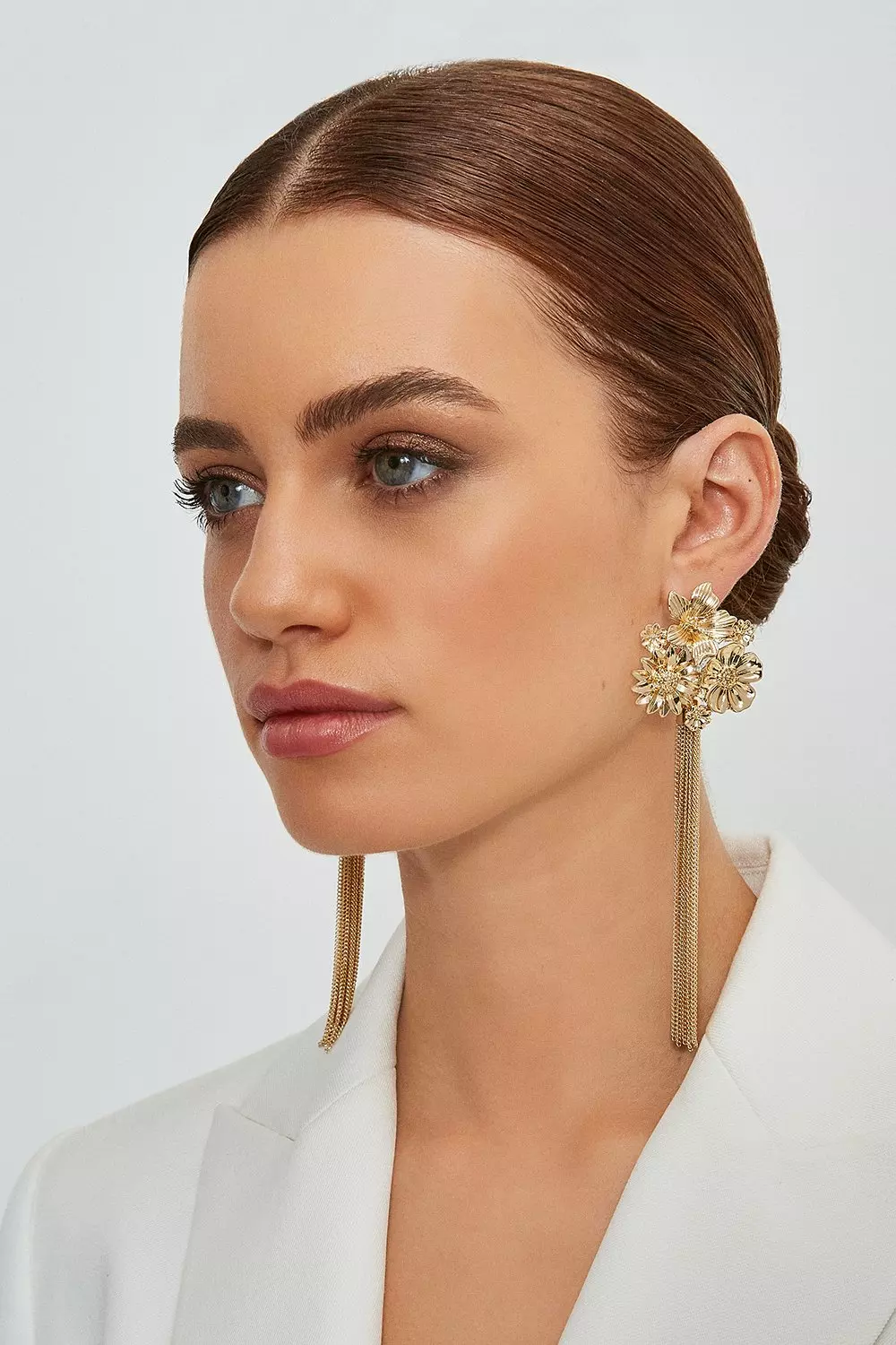 Telegraf Føde makker Flower Tassel Earrings | Karen Millen