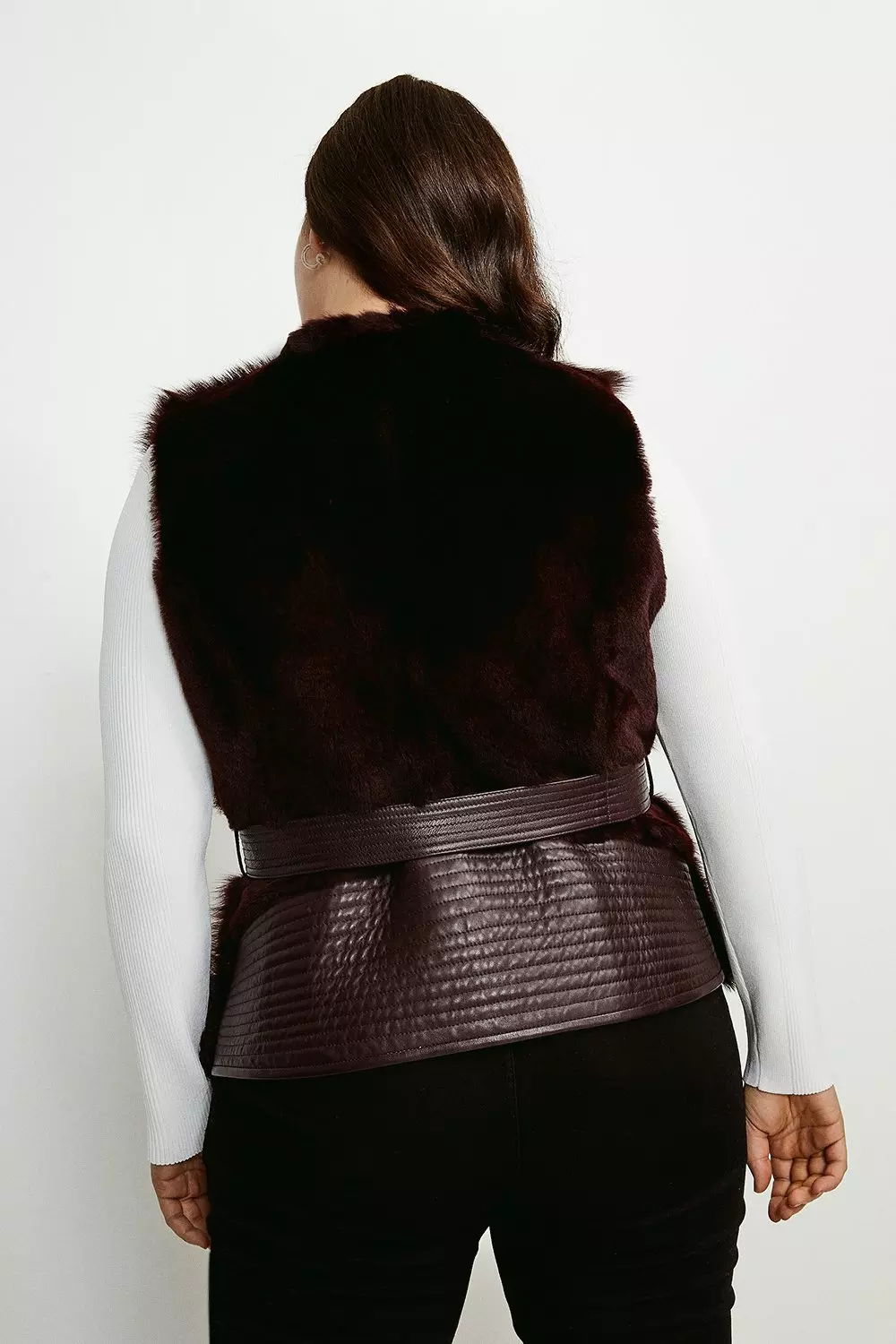 Karen millen hot sale fur gilet