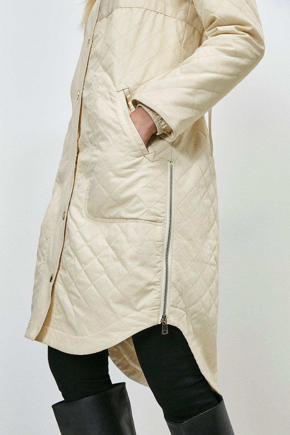 women's genuine fur parkas with hood