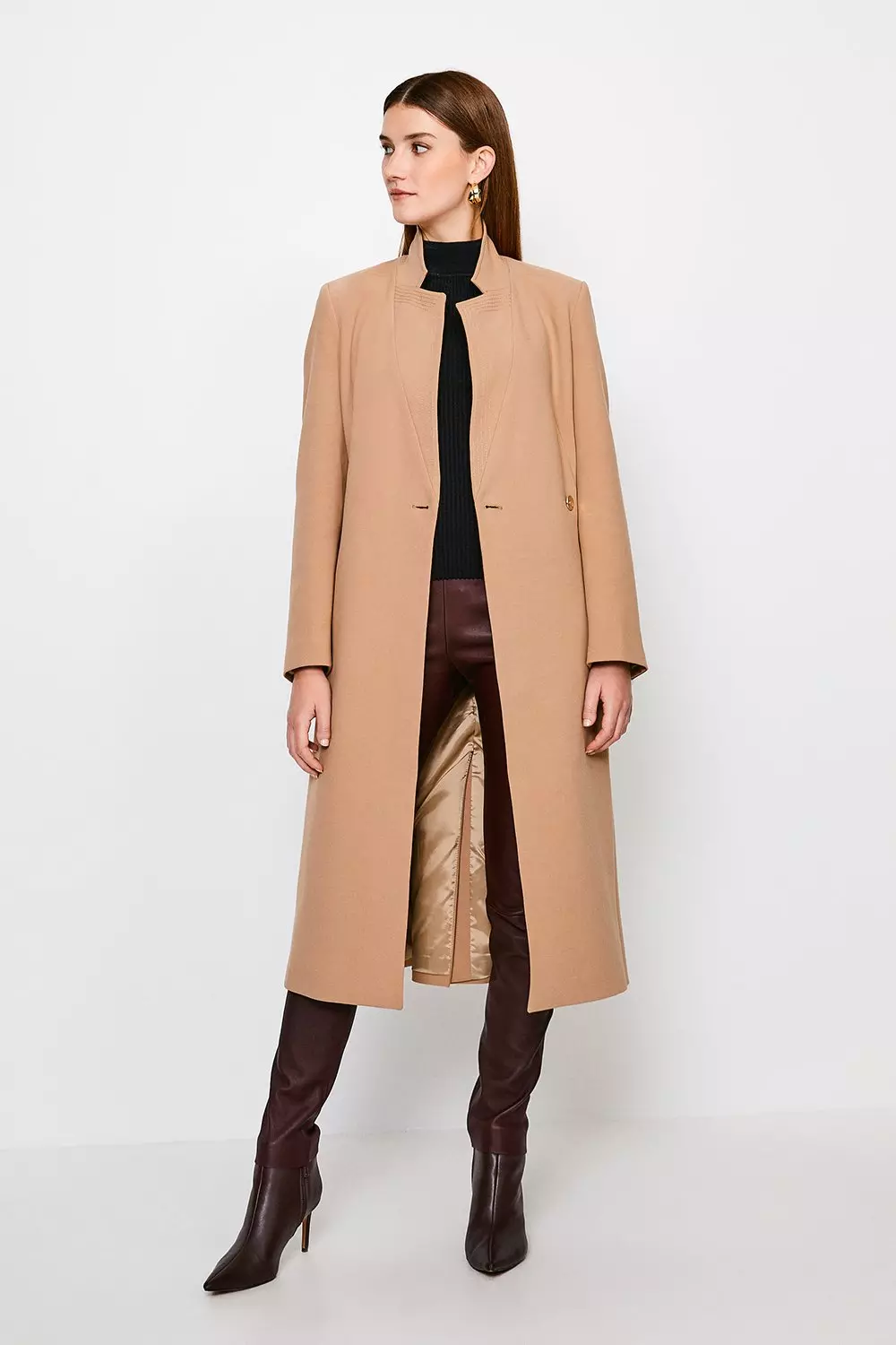 Karen millen investment wrap on sale coat