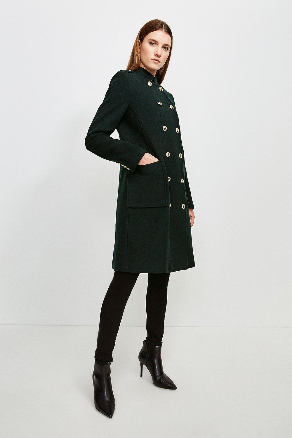 military wool coat