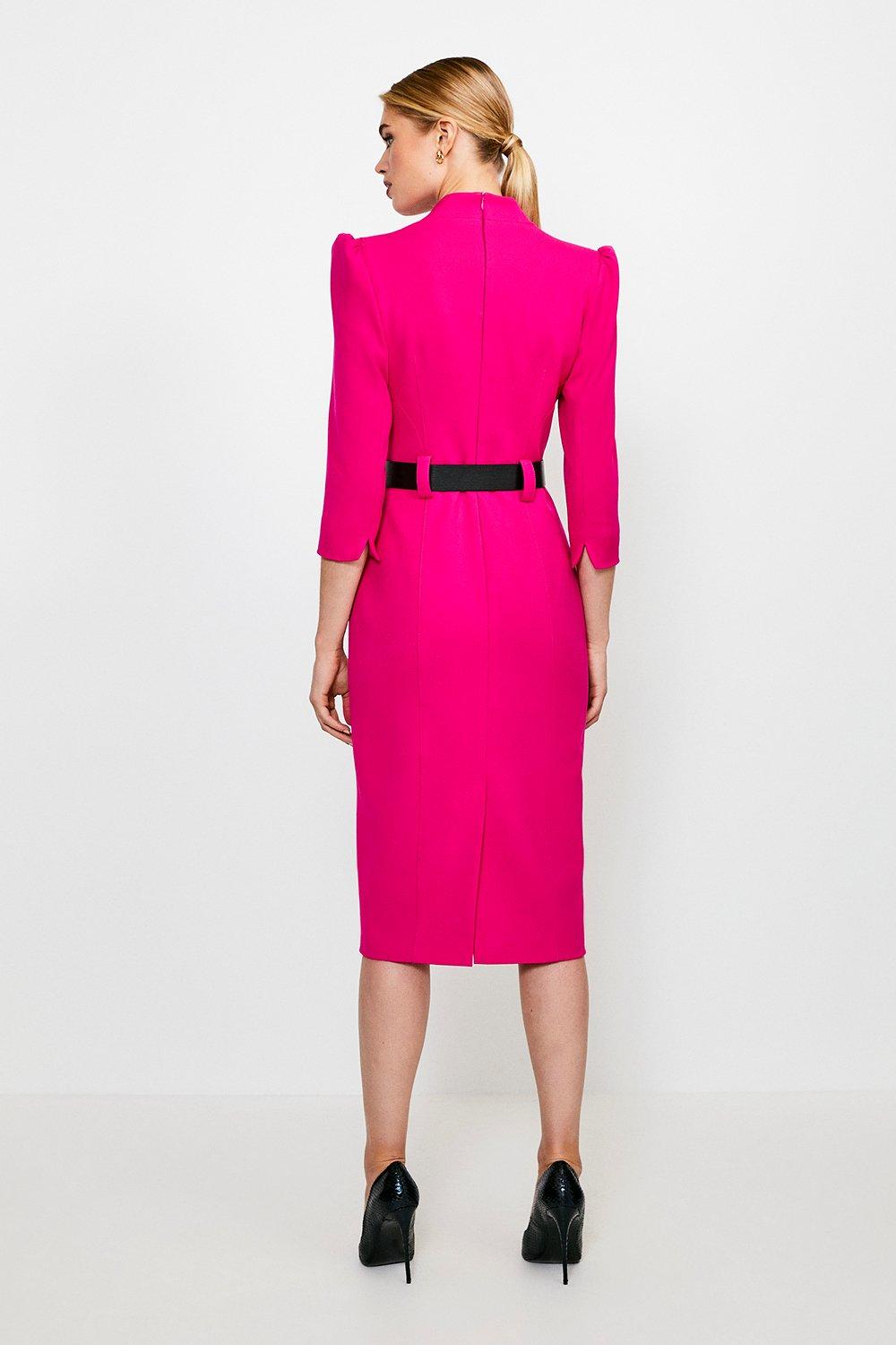 karen millen magenta dress