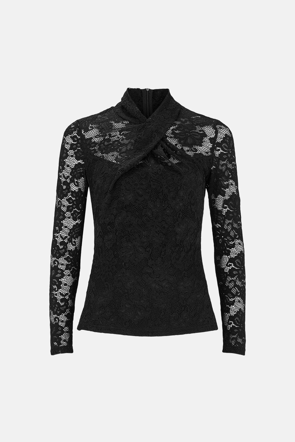 stretch lace top