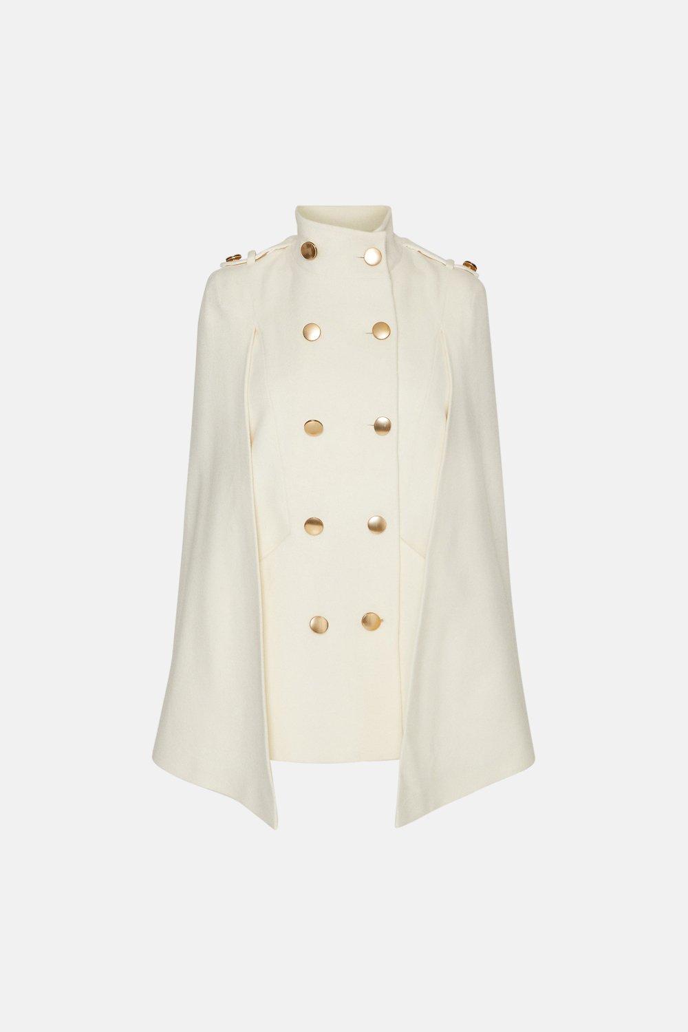 karen millen military cape