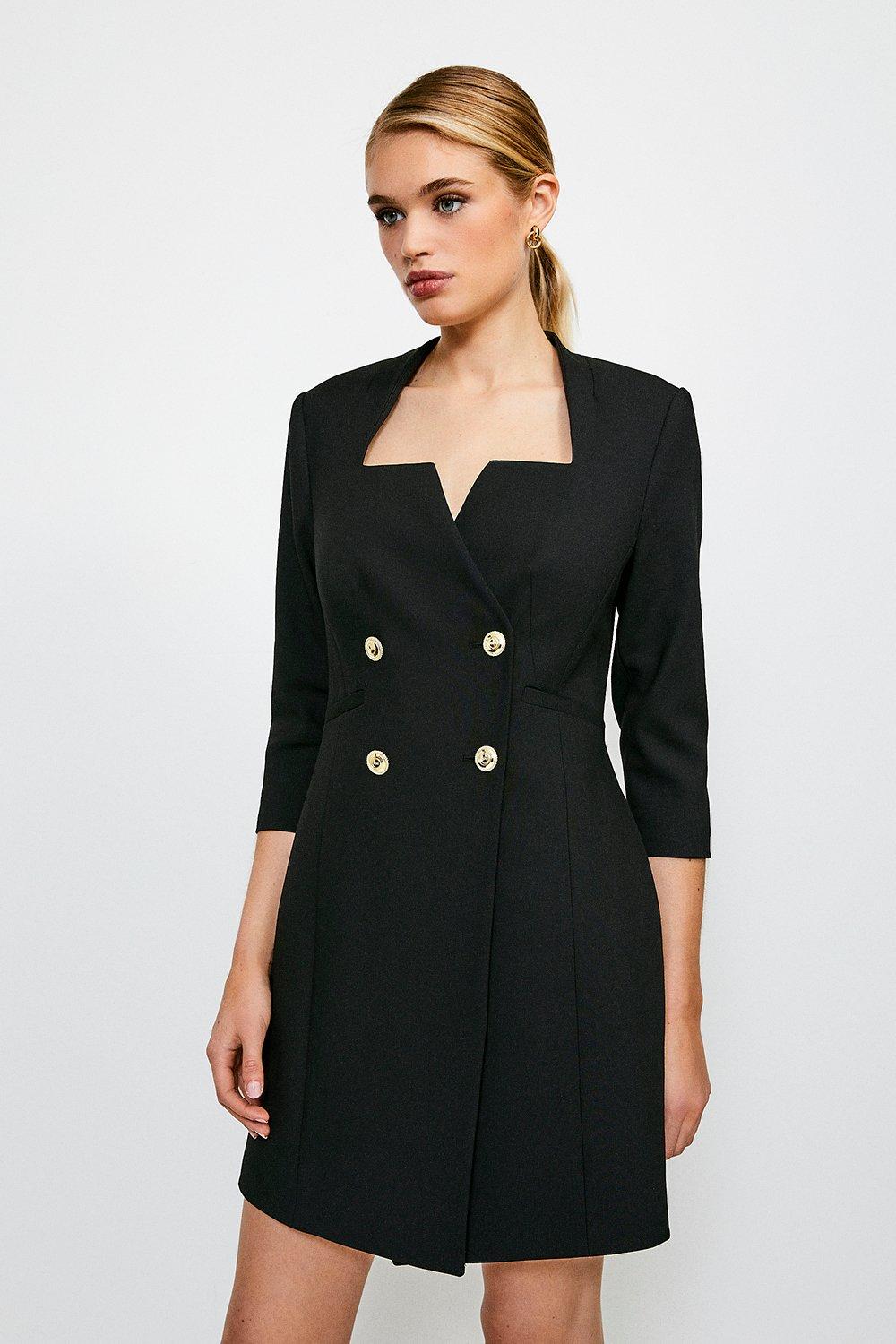 karen millen military dress