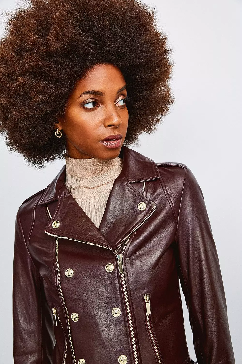Military store biker jacket