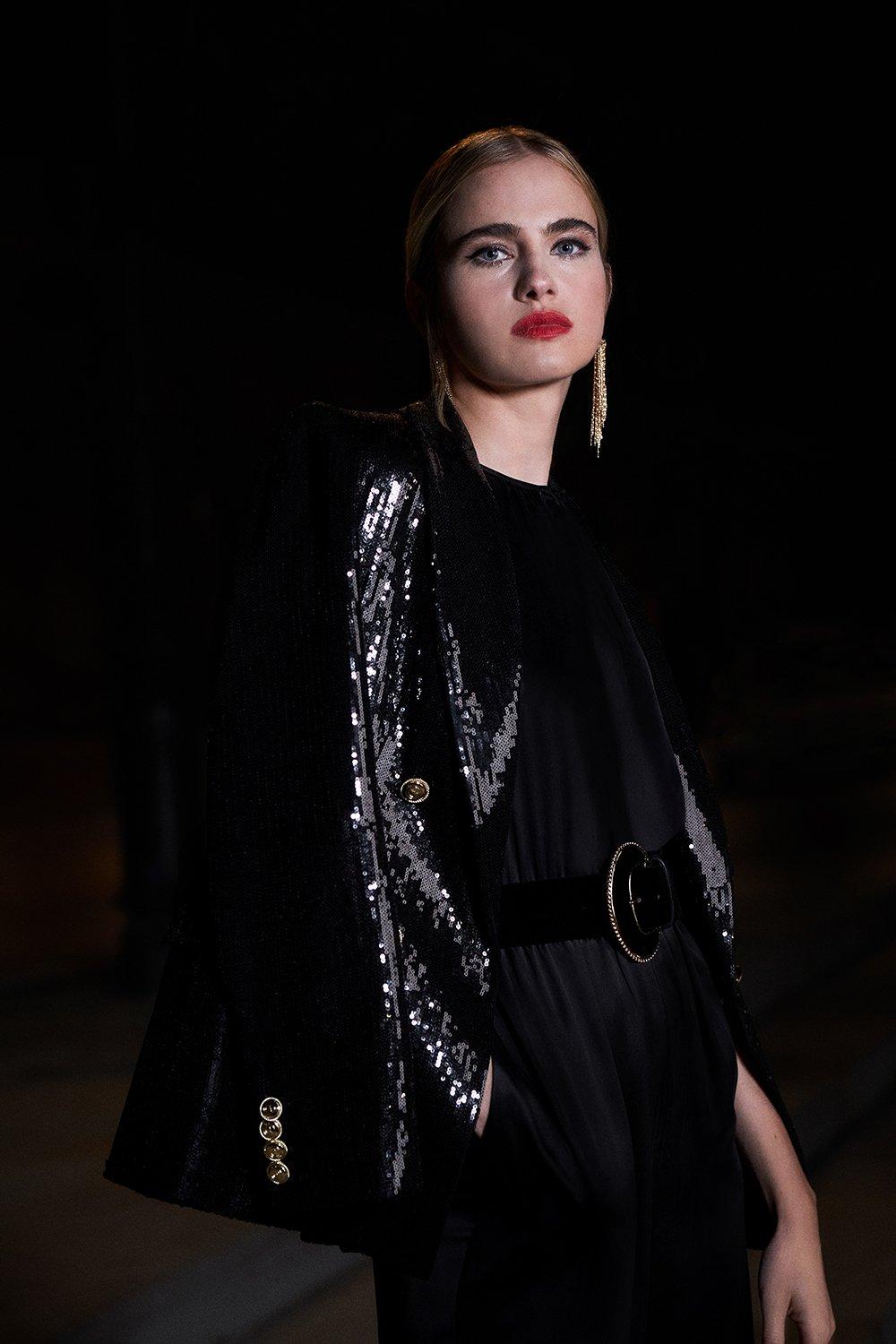 karen millen sequin jacket