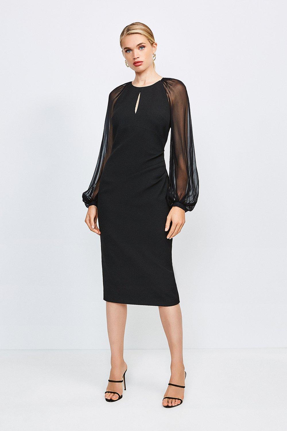 karen millen silk dress