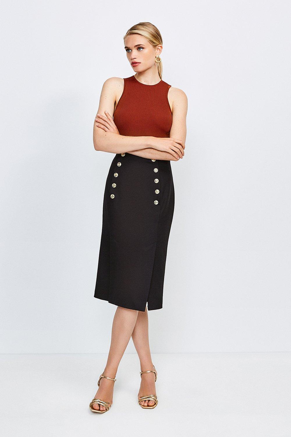 karen millen tailored pencil dress