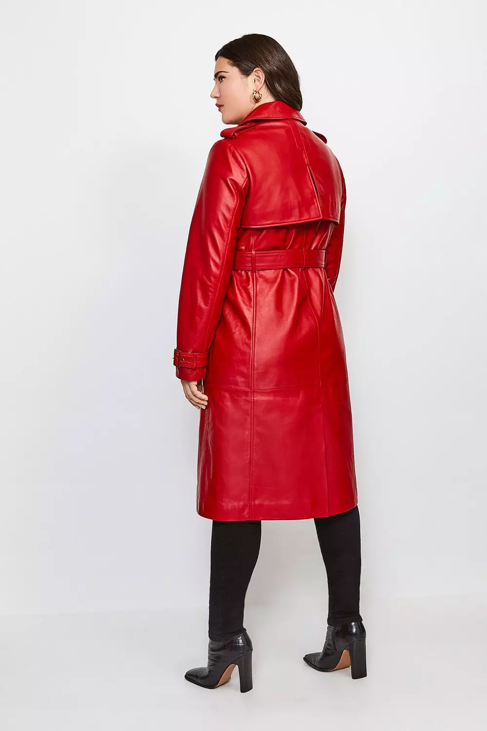 Karen millen shop red trench coat