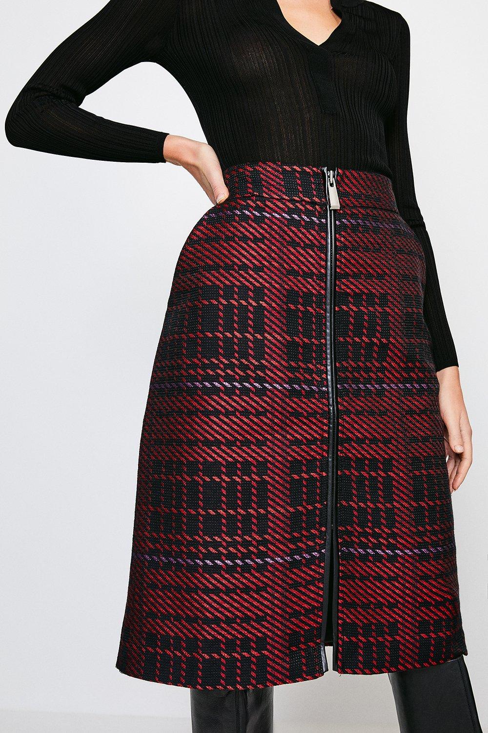 midi skirt zip
